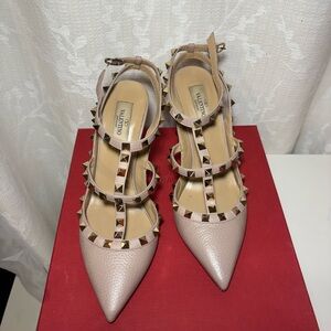 Valentino Women's Blush Studded Heels